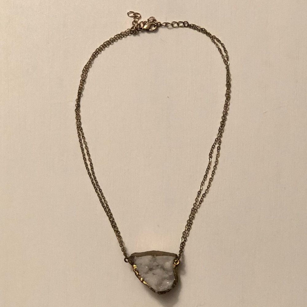 One of a kind crystal necklace